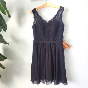 Light in the box lace dress black lined sleeveless dress